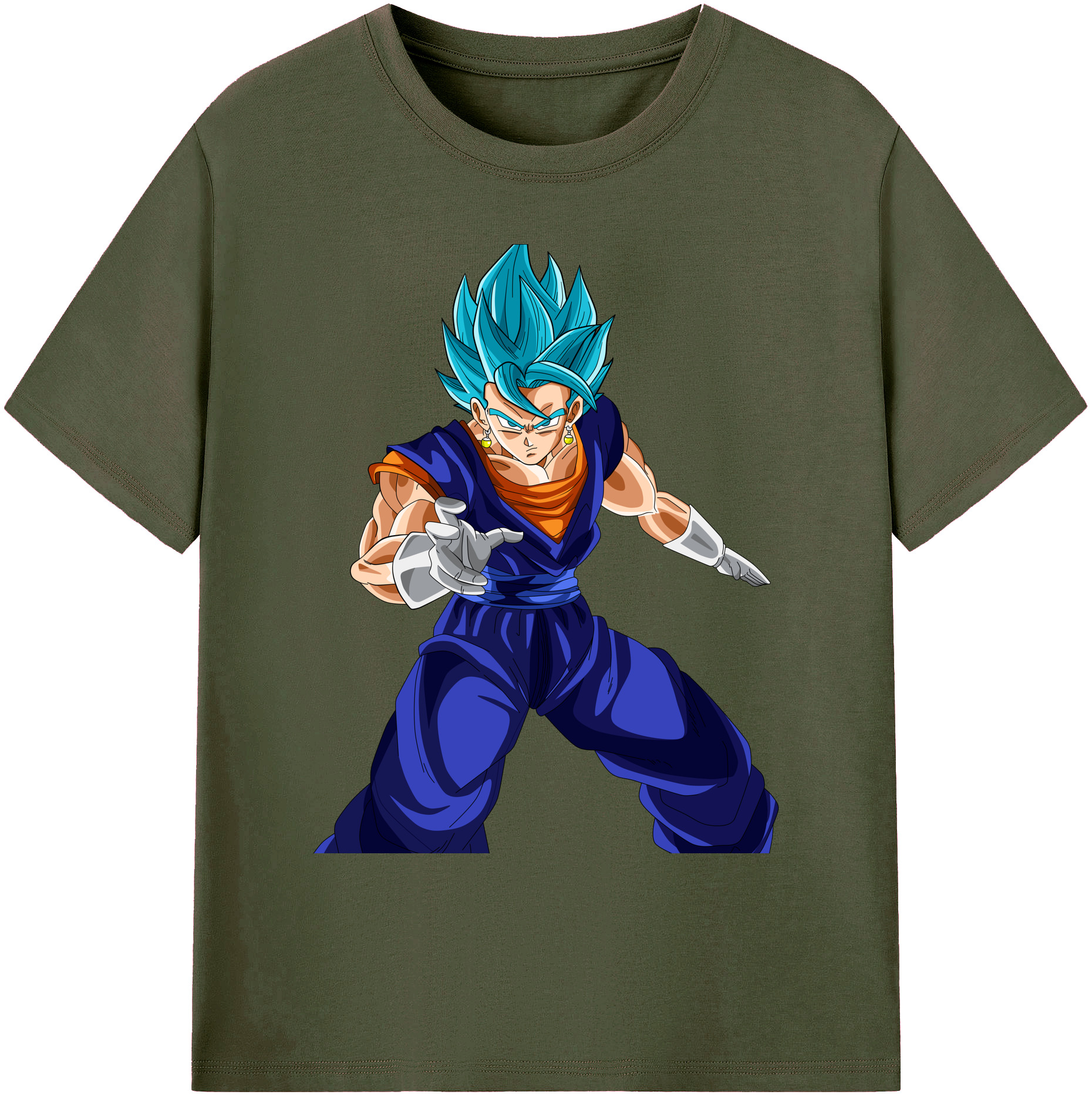 （画像用） ドラゴンボール ベジット DRAGON BALL Vegetto 綿100％ メンズ半袖Tシャツ｜肌触りやわらか＆通気性